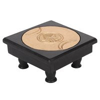 Load image into Gallery viewer, Small Pagan Altar Triple Moon