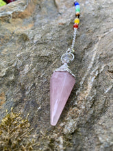 Load image into Gallery viewer, Crystal, Gemstone & Metal Pendulums