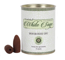 Load image into Gallery viewer, white sage backflow incense
