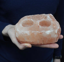 Load image into Gallery viewer, Himalayan Salt  Candle Holders