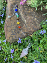 Load image into Gallery viewer, Crystal, Gemstone & Metal Pendulums