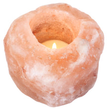 Load image into Gallery viewer, Himalayan Salt  Candle Holders