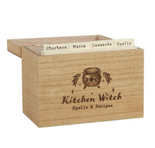 Load image into Gallery viewer, Kitchen Witch Recipe Box