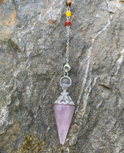 Load image into Gallery viewer, Crystal, Gemstone & Metal Pendulums
