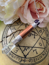 Load image into Gallery viewer, Crystal Wand Pendulums