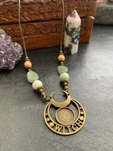 Load image into Gallery viewer, Witch Pendant Necklaces