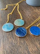 Load image into Gallery viewer, Crystal Disc Necklaces