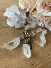 Load image into Gallery viewer, Clear Quartz Keyring