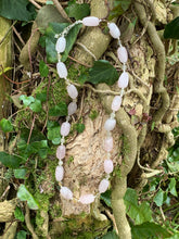 Load image into Gallery viewer, Rose Quartz, Tourmaline & Sterling Silver Necklace