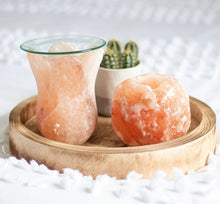 Load image into Gallery viewer, Himalayan Salt  Candle Holders