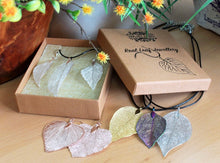 Load image into Gallery viewer, Bravery Leaf Jewellery - Made with REAL Leaves!!