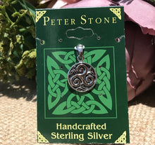 Load image into Gallery viewer, Wiccan Witchcraft Pagan Celtic Silver Jewellery Celtic Spiral