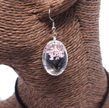 Load image into Gallery viewer, Pressed Flower Tree of Life Jewellery Set