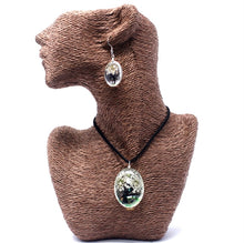 Load image into Gallery viewer, Pressed Flower Tree of Life Jewellery Set