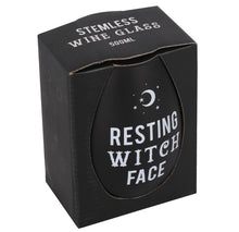 Load image into Gallery viewer, Resting Witch Face Glass