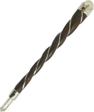 Load image into Gallery viewer, Twisted Teak Wood & Gemstone Wands