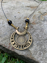 Load image into Gallery viewer, Witch Pendant Necklaces