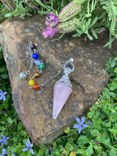 Load image into Gallery viewer, Crystal, Gemstone & Metal Pendulums