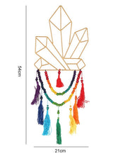 Load image into Gallery viewer, Wire Crystal Wall Decor