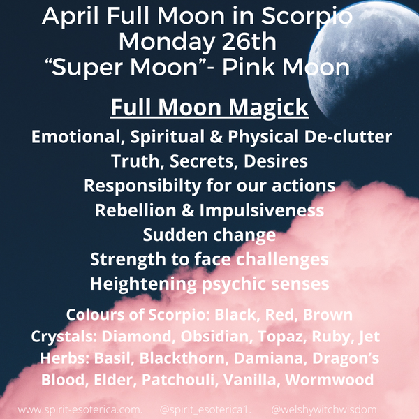 Full Moon! April’s Super Moon!