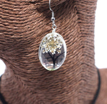 Load image into Gallery viewer, Pressed Flower Tree of Life Jewellery Set