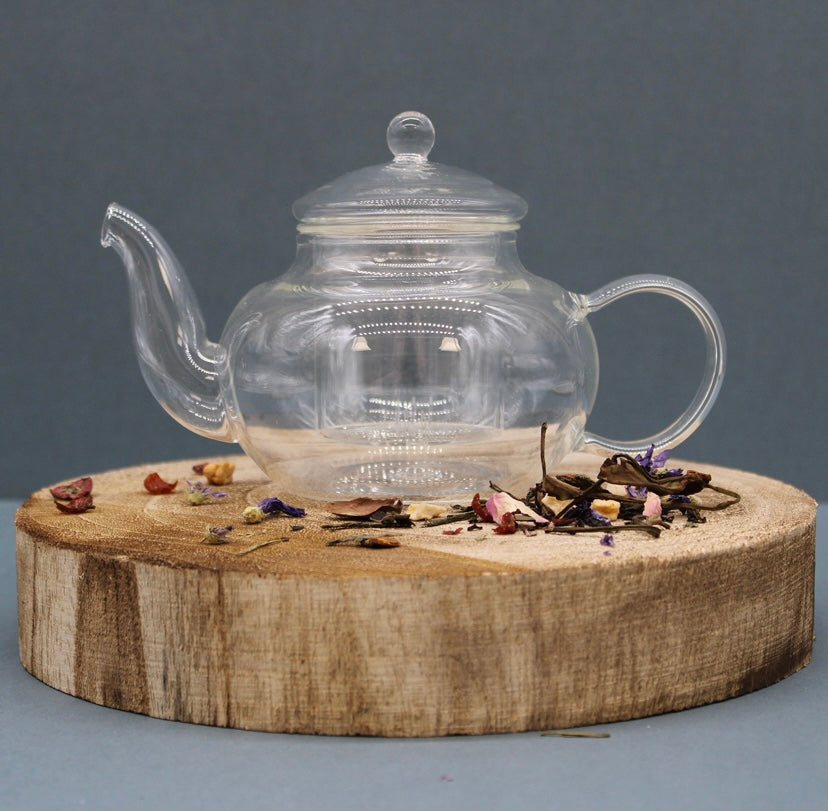 Glass Herb Infusing Teapot