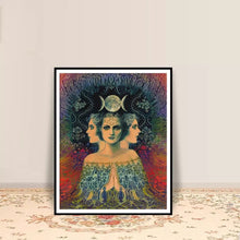 Load image into Gallery viewer, moon goddess canvas