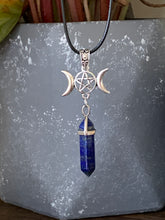 Load image into Gallery viewer, Triple Moon Crystal Necklaces