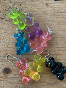 Funky Gummy Bear Earrings
