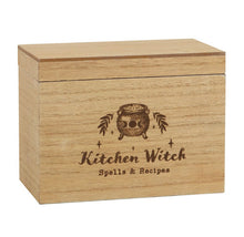 Load image into Gallery viewer, Kitchen Witch Recipe Box