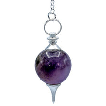 Load image into Gallery viewer, Crystal, Gemstone &amp; Metal Pendulums
