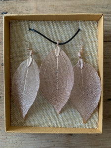 Bravery Leaf Jewellery - Made with REAL Leaves!!