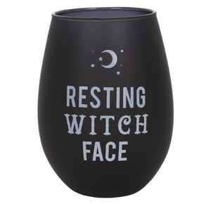 Resting Witch Face Glass