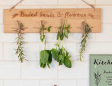Load image into Gallery viewer, Wooden Herb &amp; Flower Drying Rack